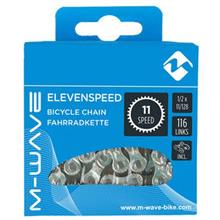 KETTINGEN 11/128  M-WAVE 11SP ZILVER/ GRIJS = KMC X11