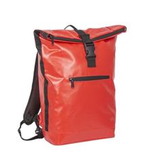 CARBON ROLLTOP BACKPACK 22 LITER ROOD MET LAPTOPVAK