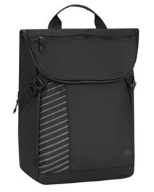 GRAVEL BACKPACK ZWART MET LAPTOPVAK AFSLUITBAAR