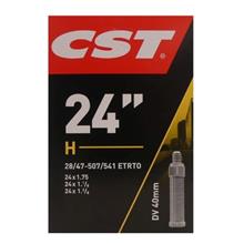 BINNENBANDEN 24X1 3/8-1 1/4-1.75 CST BLITZ VENTIEL 40MM = 28/47-507/541 DV 40MM 070902