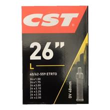 BINNENBANDEN 26X1.50-1.75-2.50 CST BLITZ LANG VENTIEL 48 MM = 40/62-559 DV 48MM 071303