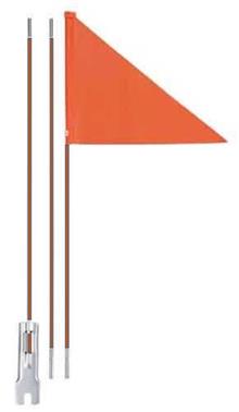 ACC.DIV. WIMPEL/VLAG ORANJE 2-DLG STANG