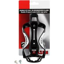 SIMSON BLISTER 021060 DOUBLE FIT FLES- EN BIDONHOUDER GLANS ZWART