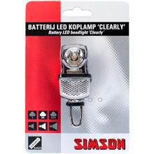 SIMSON BLISTER 022006 BATTERIJ VOORVORK LED KOPLAMP CLEARLY 7 LUX