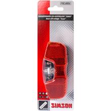 SIMSON BLISTER 022012 BATTERIJ BAGAGEDRAGER ACHTERLICHT COAST 1 LED ON/OFF