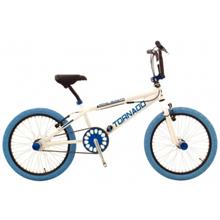 FREESTYLE FIETS TORNADO 20" FREEWHEEL WIT/ BLAUWE BANDEN 2000020