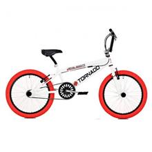 FREESTYLE FIETS TORNADO 20" FREEWHEEL WIT/ RODE BANDEN 2000022