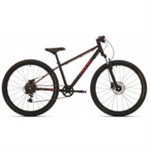 BIKE FUN FIETS 24" MTB "THE BEAST" ZWART/ROOD V-BRAKE 6V 24TB100V